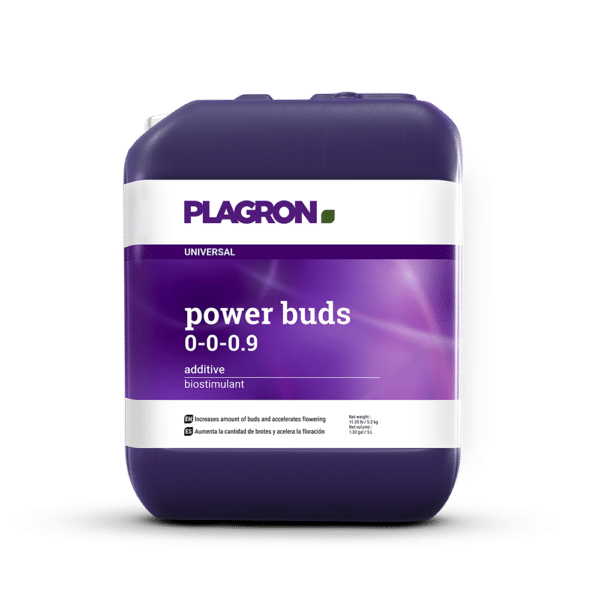 Plagron Power Buds 5L, organic flower booster for stronger flowering and higher yields.